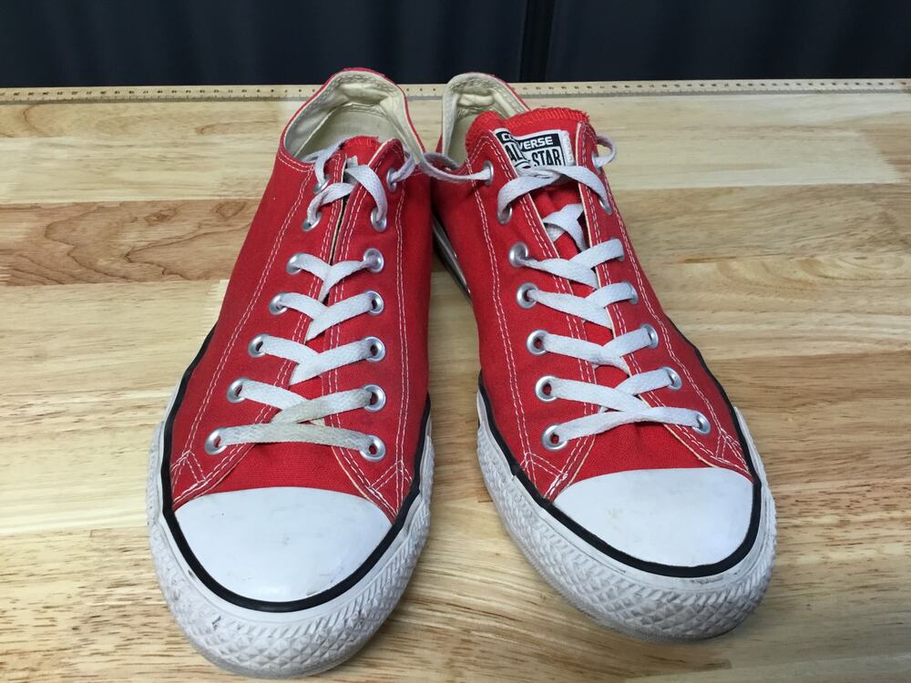 Converse Chuck Taylor All-Star Sneakers Women's 14 Red White Athletic Shoes